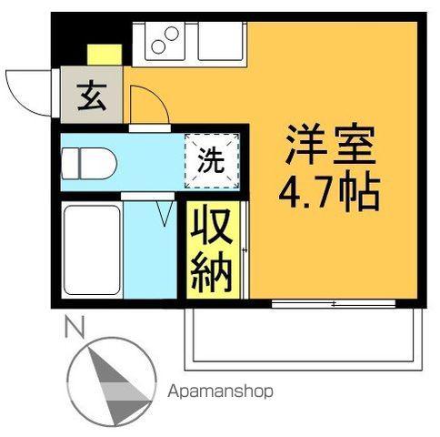 グランデュオ経堂Ⅶ(ワンルーム/3階)の間取り写真