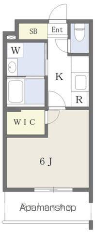 ラクラス箱崎宮前(1K/5階)の間取り写真