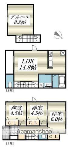 レガーロ立川(3LDK)の間取り写真