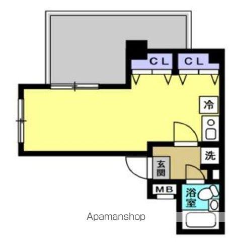 リアライズ浅間台(ワンルーム/6階)の間取り写真