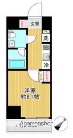 SHOKEN RESIDENCE横浜戸部Ⅱ(1K/9階)の間取り写真