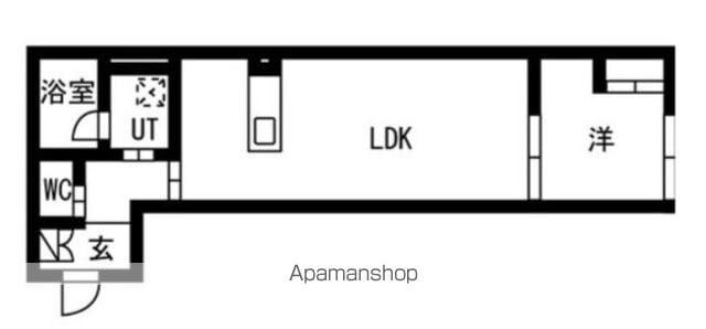 AZ SMART 目白御留山(1LDK/1階)の間取り写真