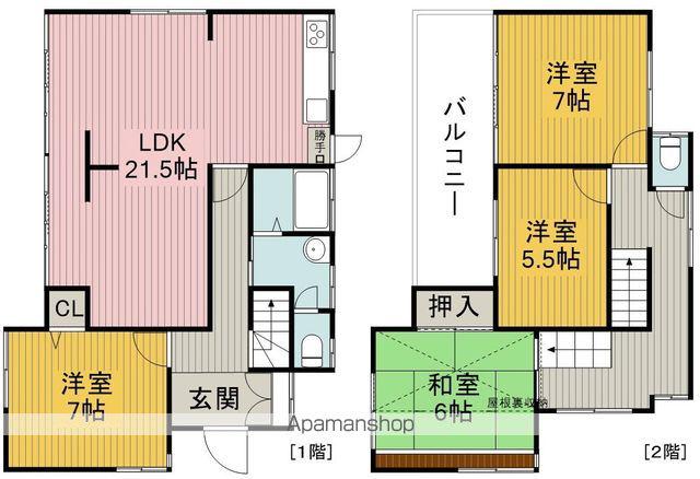 大阪モノレール本線 少路駅(大阪モノレール) 徒歩14分 2階建 築59年(4LDK)の間取り写真