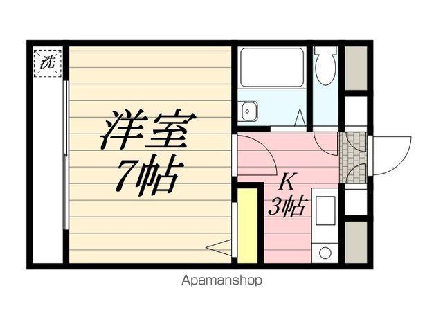 グレイス青山(1K/3階)の間取り写真