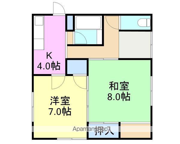 山陽本線 南岩国駅 徒歩27分 1階建 築67年(2K)の間取り写真