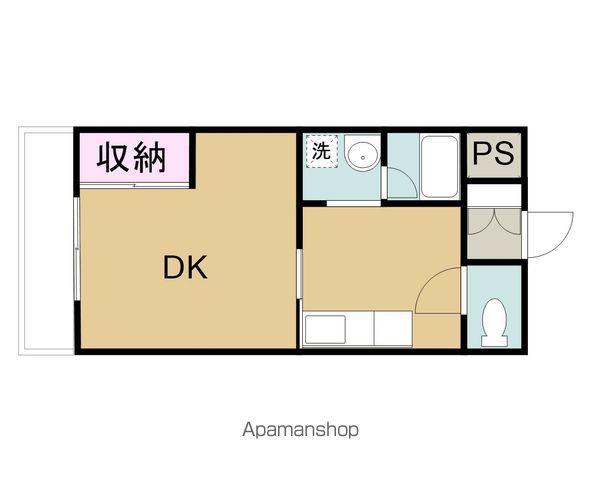 ベルビレッジ(1K/3階)の間取り写真