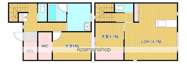 CHASSE COURT(2LDK)の間取り写真