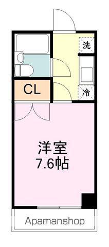 アーバン川内(1K/2階)の間取り写真