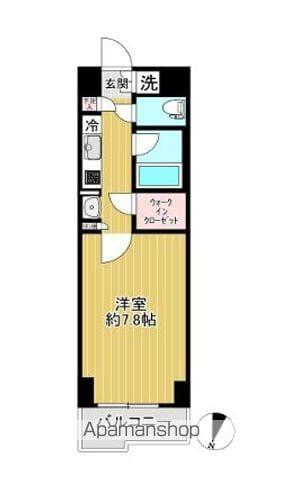 ルーブル亀戸天神前(1K/7階)の間取り写真