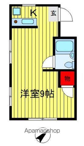 パラシオシンデン33(1K/3階)の間取り写真
