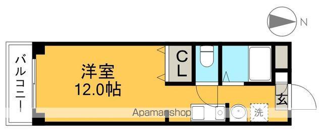 フィットハイム北本町(ワンルーム/4階)の間取り写真