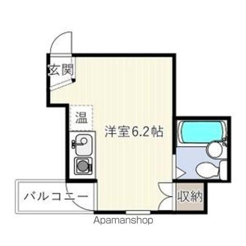ALEGRIA PLACE徳川町(ワンルーム/4階)の間取り写真