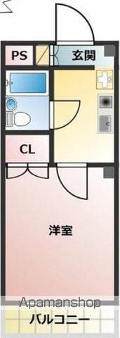 第2石伊ハイツ(1K/1階)の間取り写真