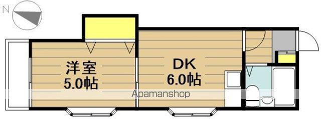 NKハイム本町東(1DK/2階)の間取り写真