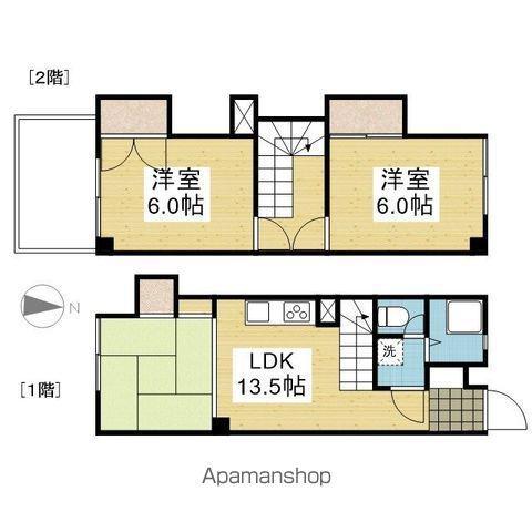 スミタスヴィレッジ空港通Ⅰ(2LDK/3階)の間取り写真