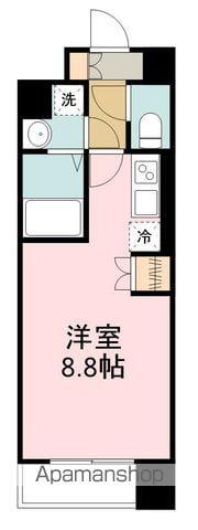 ラピスラズリ上杉(ワンルーム/5階)の間取り写真