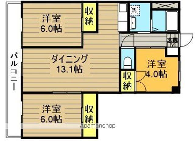 戸田ホワイトハイツ(3LDK/3階)の間取り写真