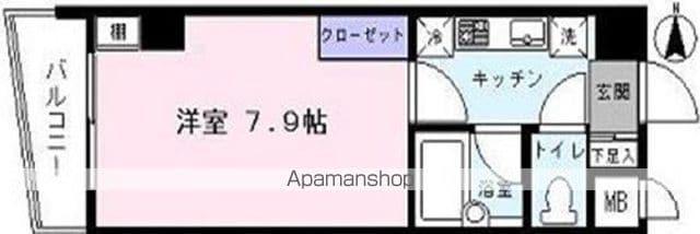STATION1010(1K/3階)の間取り写真