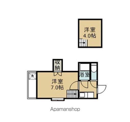 メゾンドロワK(1K/4階)の間取り写真