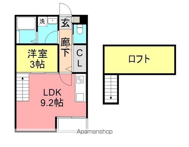 ディアコートⅡ(1LDK/1階)の間取り写真