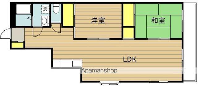 ブラントンⅠ(3DK/2階)の間取り写真