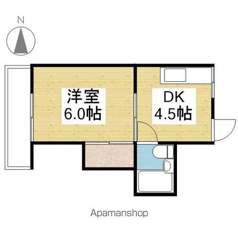 コーポエンジェル パート1(1DK/2階)の間取り写真