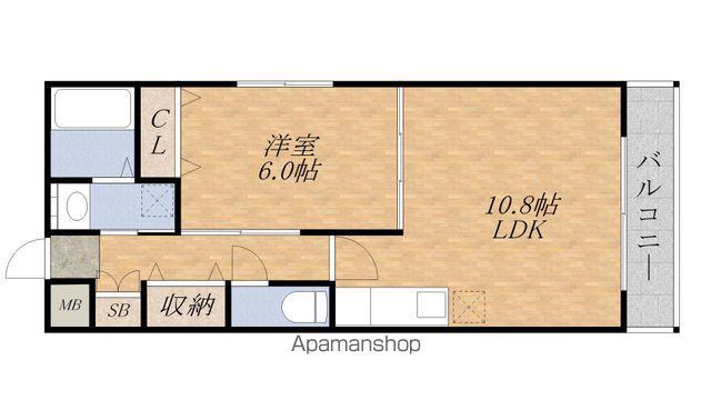 セレンティ(1LDK/2階)の間取り写真