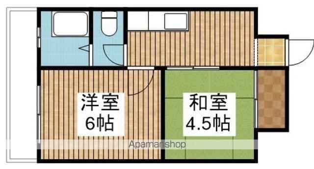 豊マンション(2K/3階)の間取り写真