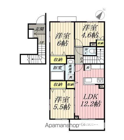 FOREST RAISE(3LDK/2階)の間取り写真