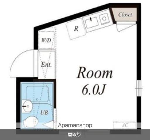 ライフピアマーガレット(ワンルーム/1階)の間取り写真