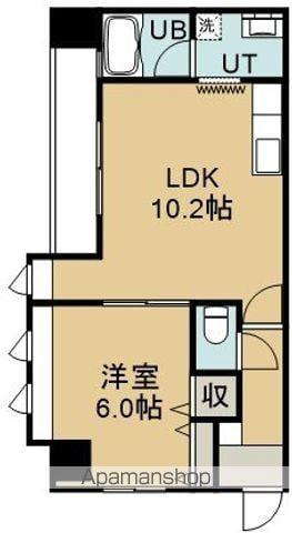 LA ELAN(1LDK/3階)の間取り写真