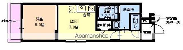 フジパレス北加賀屋5番館(1DK/1階)の間取り写真