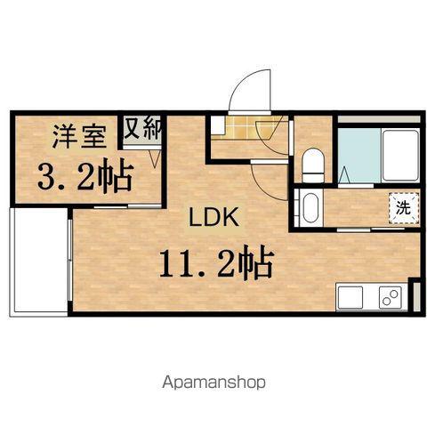 JACK NAGANUMA Ⅰ(1LDK/2階)の間取り写真