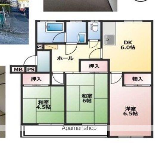 江戸川台小田急ハイツ10号棟(3DK/2階)の間取り写真
