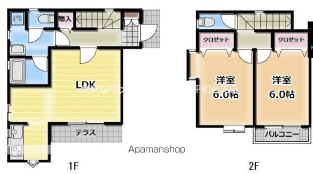 コートヴィレッジ(2LDK)の間取り写真
