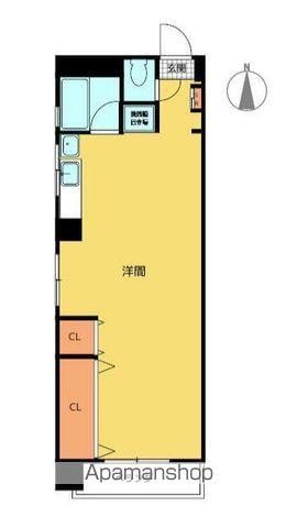 パボレアール四谷(ワンルーム/8階)の間取り写真