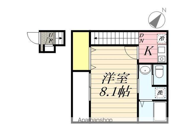 クラシオ北習志野(1K/2階)の間取り写真