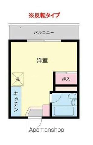 ランドフォレスト天王台Ⅱ(ワンルーム/2階)の間取り写真