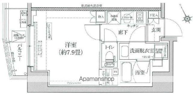 アイルグランディール池袋(1K/7階)の間取り写真