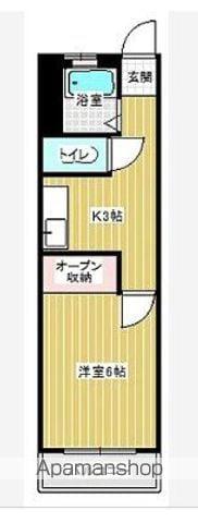 井上コーポラス(1K/3階)の間取り写真