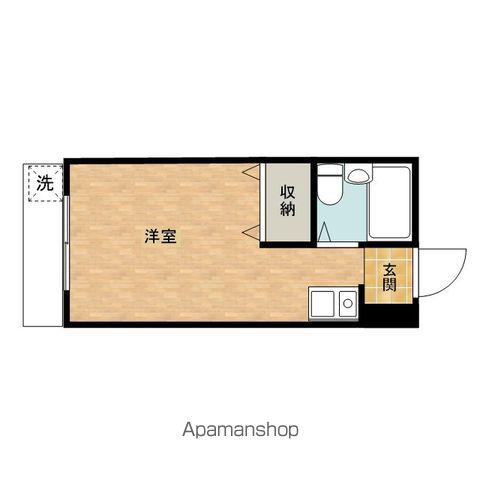 ハイムすみれⅡ(ワンルーム/1階)の間取り写真