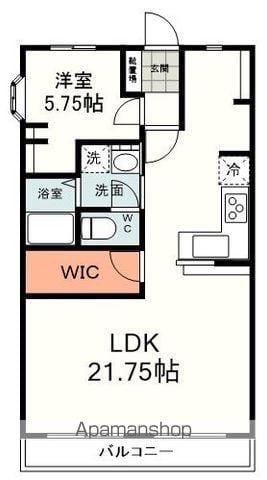 シュヴェスター(1LDK/2階)の間取り写真