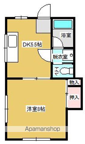 インターハイツネモト(1DK/2階)の間取り写真