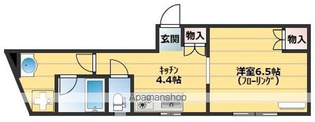 コーポ鄕橋(1K/3階)の間取り写真