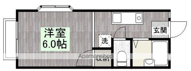 シルフィード菅原(ワンルーム/1階)の間取り写真