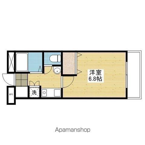 アルト紅葉町 A棟(1K/3階)の間取り写真