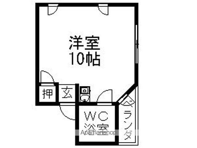 エクストラックス大曽根(ワンルーム/3階)の間取り写真