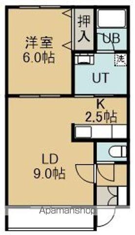 ハイツふきのとうNO.1(1LDK/1階)の間取り写真