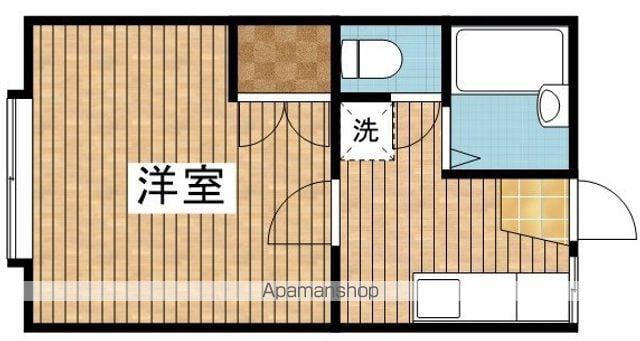 セレクトハウス駅南(1K/1階)の間取り写真