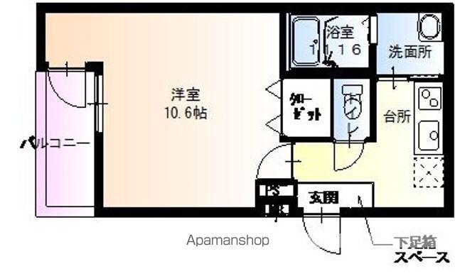 フジパレス西住之江6番館(1K/1階)の間取り写真